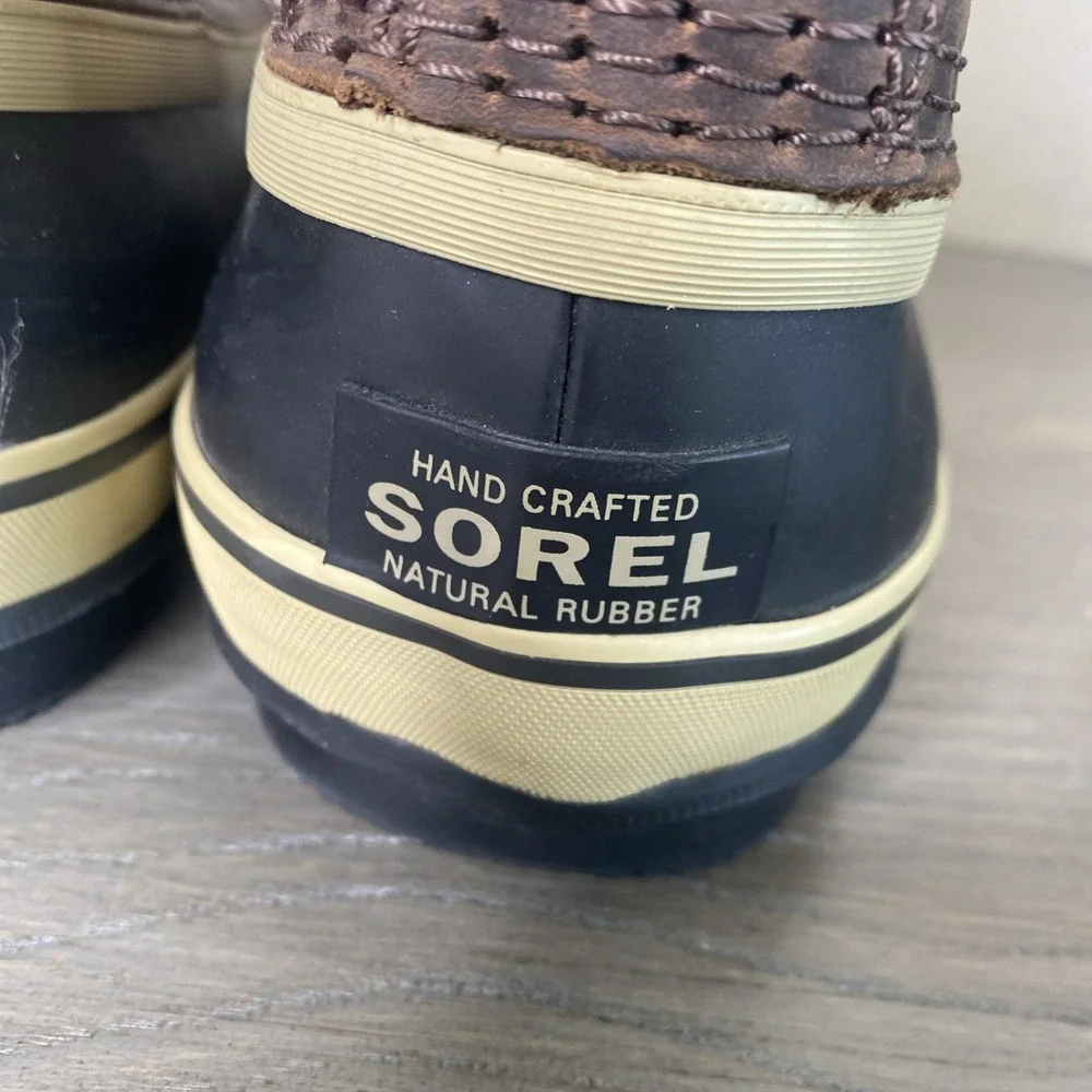 Men's Sorel Premium Size 8.5‎ Leather Waterproof Insulated Winter Snow Boots